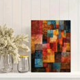 thumbnail image 2 of Qisvanset Classic Geometric Pattern Canvas Print 12x16 Inch Hallway Art, 2 of 8