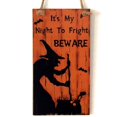 thumbnail image 4 of Decoraciones de Halloween para fiestas, suministros de fiesta de fantasma, colgantes de madera para Feliz Día de Halloween, artesanías de madera 2023, 4 of 4