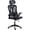 Black, variant on HOMCOM Ergonomic Office Chair, Desk Chair with Adjustable Headrest, Grey