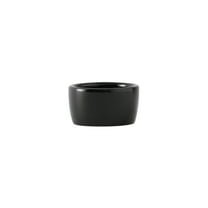 Tuxton China BBX-0203 2.5 in. Pipkin 2 oz. - Black  - 4 Dozen