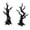 Black#0831-266, variant on Resin Reptile Terrarium Hideout Ornament - Tree Branch Climbing Decor for Gecko Lizard Spider Tank Black