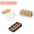 thumbnail image 4 of Soap Dishes for Bar Soap Bamboo Bathroom Soap Dish Holder for Shower Kitchen Bathtub Bar Sink Soap Tray Modern Storage White, 4 of 4