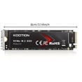 thumbnail image 4 of 512GB Internal SSD Up to 1800MB/s PCIe 3.0 M.2 2280 NVMe Gen 3 Internal Solid State Drive for PC Laptop, 4 of 6