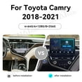 thumbnail image 2 of SNATEEN 13.3 inch Carplay Screen/Radio/Multimedia Player for Toyota Camry 2018 2019 2020 2021 Models Universal Car Navigation/GPS Upgrade Headunit Android Display 1080P Touch Screen Replace System, 2 of 10