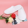 thumbnail image 6 of 10 Pairs Disposable Durable Soft Comfort Clean Home Hotel Guest Supply Travel Spa Shoe Slippers, 6 of 8
