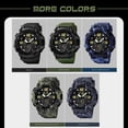 thumbnail image 4 of Men's Digital Sport Watch SKMEI Classic 5ATM Waterproof Sport Watch with Alarm Stopwatch LED Backlight Dual Display Electronic Analog Wrist Watch 12/ 24 Format, 4 of 7