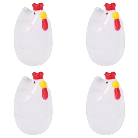 

Chick-Shaped 4 Boiled Egg Steamer Steamer Pestle Microwave Egg Cooker Cooking Tools Kitchen Gadgets Accessories Tools