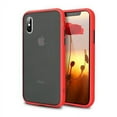 thumbnail image 2 of Shockproof Matte Case Compatible for iPhone Xs Max with Soft TPU Bumper Slim Phone Case Compatible for iPhone Xs Max, Matte Red, 2 of 2