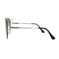 thumbnail image 4 of Lunettes de Soleil Minimalistes Sans Monture à Lentille Mono Premium Qualité Optique Or Vert Jaune, 4 of 4