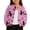 00&Pink473, variant on Tiijoy Girls Halloween Cardigan Button Front Long Sleeve Sweater Coat, Black, Sizes 1-8