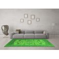 thumbnail image 3 of Ahgly Company Indoor Rectangle Oriental Green Industrial Area Rugs, 4' x 6', 3 of 4