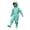 Green, variant on Kids One Piece Rain Suit Solid Color Thick Raincoat Rain Pants Set for Boys Girls Children Blue 8 Years-9 Years