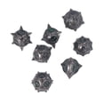 thumbnail image 2 of Dados De Juego De Mesa De Metal, Juego De Dados De Metal Poliédrico De 7 Piezas Desplazamiento Equilibrado Exquisito De Larga Duración Para Juegos De Rol ANGGREK  Otros, 2 of 8