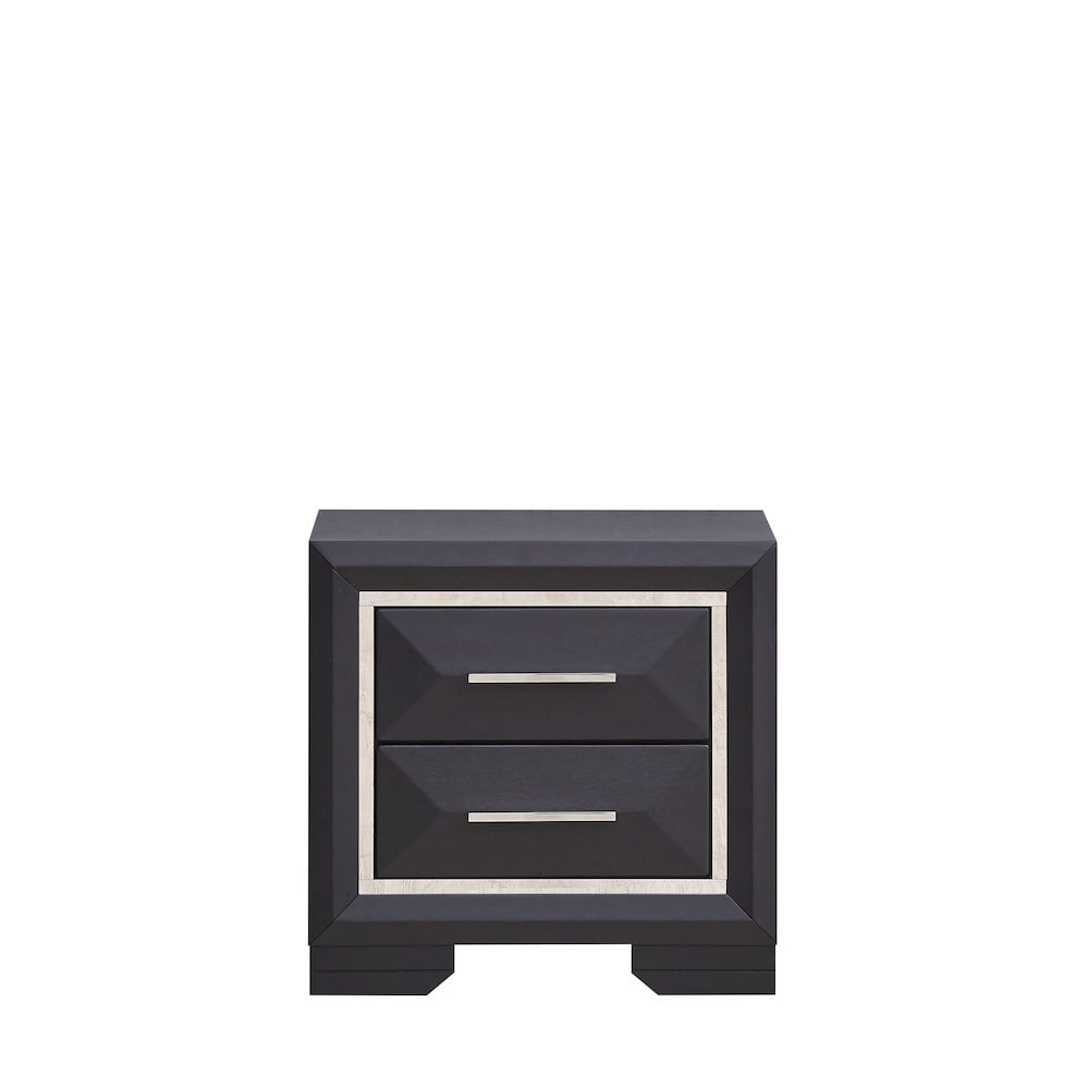 Glory Furniture Liverpool Nightstand in Black Color