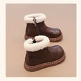 thumbnail image 5 of Krdevn Children's Winter Warm Girls' Leather Shoes Thickened Two Shoes Large Children's Leather Boots,Toddler Girl Shoes,Boys Shoes,Size:11-11.5 Years, 5 of 7