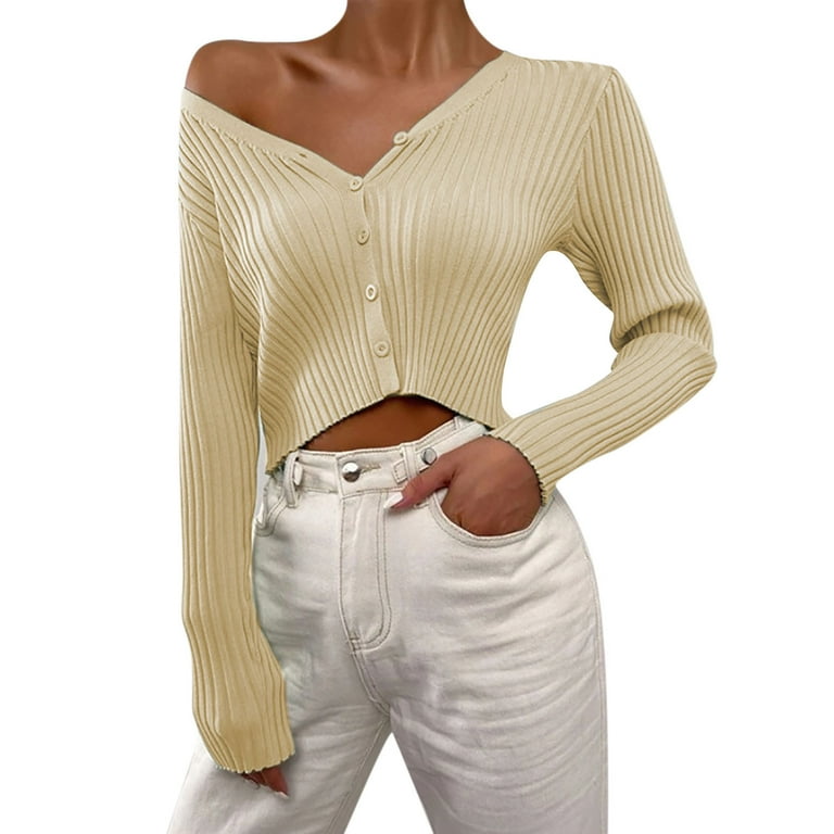 Mnjin Spring Fall Short Cardigan Women Long Sleeve Open Mnjin Spring Fall Short Cardigan Women Long Sleeve Open
