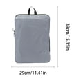 thumbnail image 4 of Tarmeek Large Compression Packing Cube L Size 15.35x11.42in Waterproof Nylon Travel Organizer Space Saving Luggage Bag for Clothes Jackets Towels Manual Compression No Pump Needed, 4 of 7