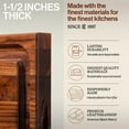 thumbnail image 4 of John Boos Walnut Wood Juice Groove Cutting Board w/Boos Block Cream, 3 Pack, 4 of 12