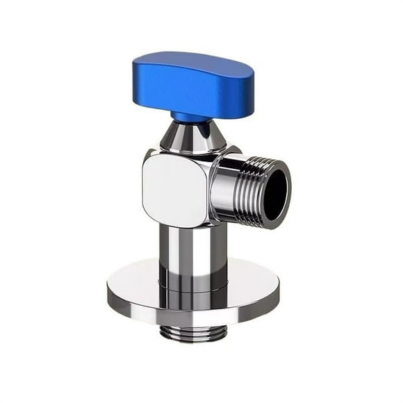 1/2 Inch All Copper Core Full Open Large Flow Angle Hot And Cold Water Control Special Triangle For Water Heater