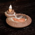 thumbnail image 3 of GROWTH TANK Ceramic Backflow Incense Burner Figurine Aroma Waterfall Censer Creative Incense, 3 of 9