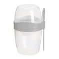 thumbnail image 2 of Ludlz Portable Breakfast Oatmeal Cereal Nut Yogurt Salad Cup with Fork Spoon Double Layer Large Capacity Soy Milk Cup Household Supplies, 2 of 8