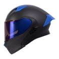thumbnail image 1 of Casco Roda Rush Negro Mate Mica Azul Abatible Svs multicolor M, 1 of 6