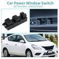thumbnail image 2 of Interruptor de ventana eléctrica del lado del conductor delantero único para Nissan Versa 1.6L 2009?2010 No.25401ED500 - Paquete de 1, 2 of 7