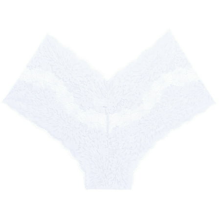

Rovga Women S Lingerie Female Lace Panty White Comfort Briefs 1 Pcs