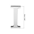 thumbnail image 2 of Unique Bargains 3D Acrylic Alphabet Mirror Wall Stickers Letter Sign Silver I Shape, 2 of 8
