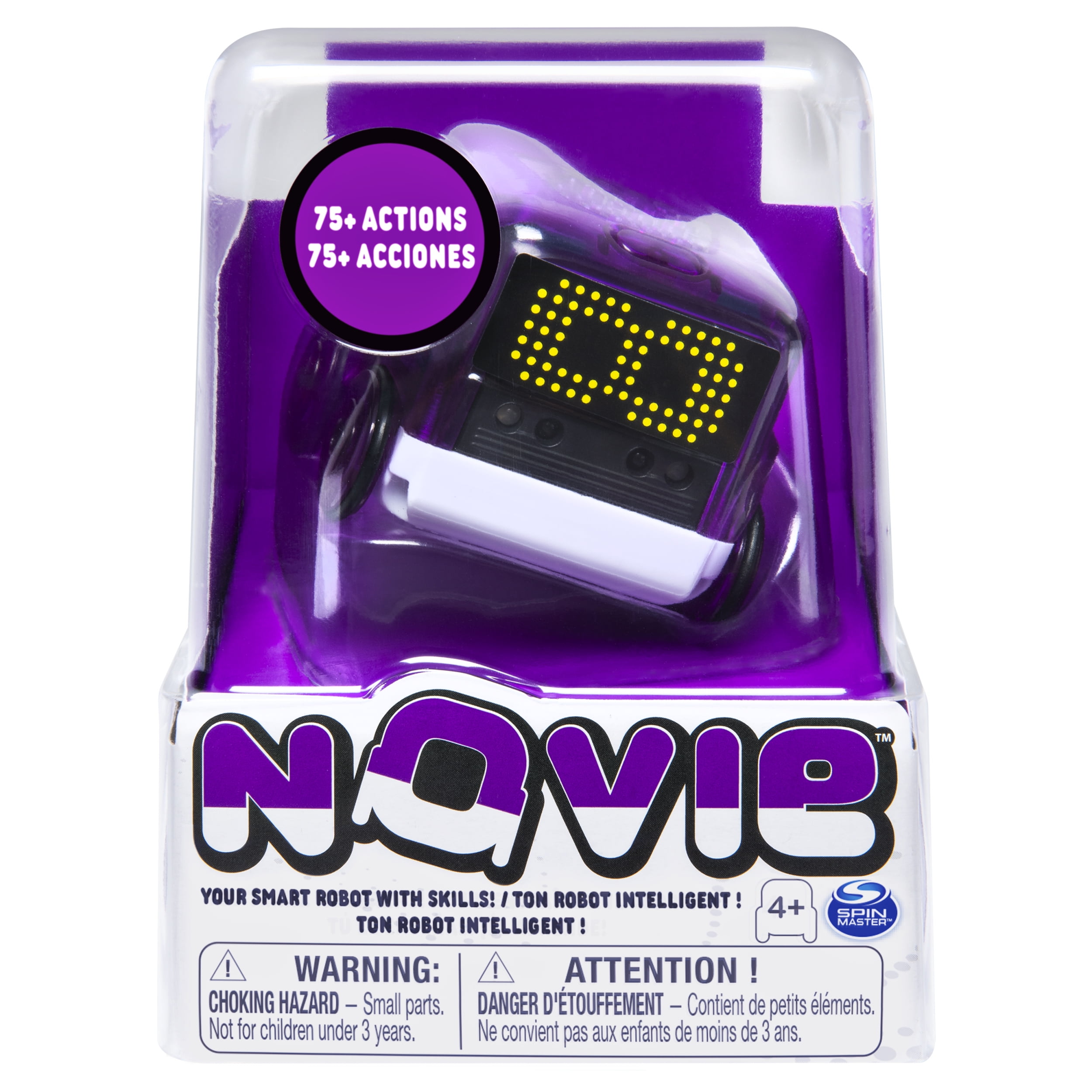purple for sale online Novie Interactive Smart Robot With Over 75 Actions and Learns 12 Tricks 