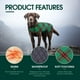 thumbnail image 3 of Abrigo impermeable reversible Kuoser para perro, ajustable y cálido, 3 of 7