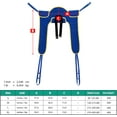 thumbnail image 4 of Padded Lift Sling for Toileting with Color-Coded Lifting Straps, Transfer Sling for Elderly Individuals, Post-Surgery Patients and People with Disabilities, Toilet Assist Devices (Small), 4 of 6