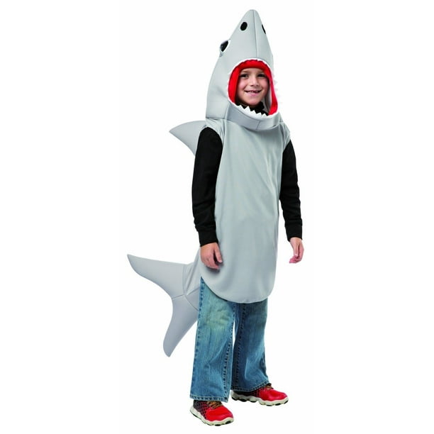 Sand Shark Enfant Halloween Costume 7-10 une Pièce Animal Mâchoires Poissons Enfants Unisexe