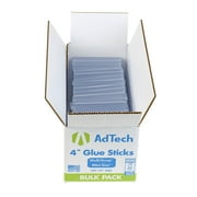 AdTech 4" 5lb Box of Mini Size Multi-Temp Hot Glue Sticks, Clear