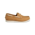 thumbnail image 2 of CLUBROOM Womens Beige Moc Toe Padded Elliot Round Toe Lace-Up Boat Shoes 8 M, 2 of 2