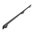thumbnail image 5 of KFFKFF Wall Mounted Stair Handrail, 6ft Pipe Staircase Railing, Black Galvanized Aluminum, 1.26 inch Diameter, Indoor & Outdoor Use, Industrial Hand Rail for Steps, Safety Baluster, 5 of 9
