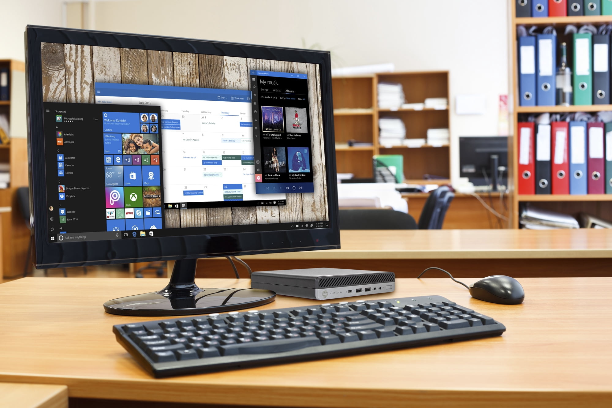 HP EliteDesk 800 G4 Mini PC, Intel Core i5-8500 Upto 4.1GHz, 16GB