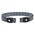 thumbnail image 5 of Women Belts for Jeans Fashion Waist Belt Plus Size Women Belts with Gold Buckle for Jeans Pants Dress Ladies Leather Belt Skinny Belts for Women Silver Buckle Thin Belts for Women Silver Buckle,Black, 5 of 7