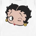 thumbnail image 2 of Women's Betty Boop Large Face Graphic Tee White Large, 2 of 4