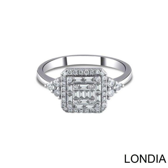 Londia 0.50 ct Ring Natural Diamond Baguette Rings - Diamond Jewelry for Women
