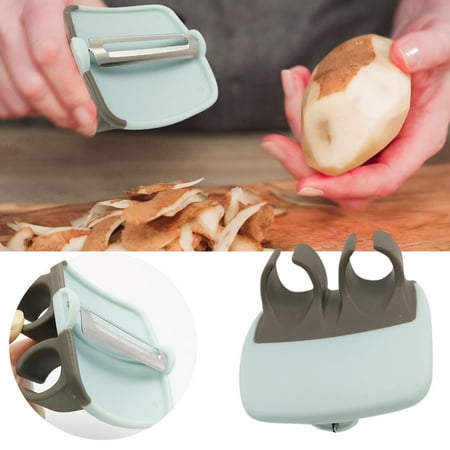 

Kitchen Decor Creative Kitchenware Peeler Stainless Steel Finger Sleeve Melon Planer Carrot