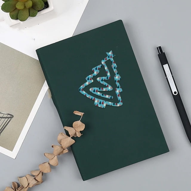 ChristmasOffice&Craft&StationeryAcrylic Christmas Tree Bookmarks The Perfect Christmas For Your Loved Ones Adorable Christmas Tree Shaped Paper Clips! Designs A Festive To Your Holiday And Ever