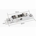thumbnail image 4 of 4 Steel Plastic 77 Steel Plastic Double Groove Wheels Zinc Alloy Door and Window Pulley 77 Double Wheels Sliding Window Rolling Wheels Sliding Door Sl, 4 of 5