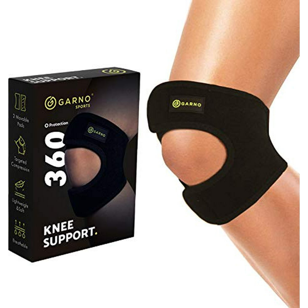 GARNO Knee Brace Plus Size, Dual Patella Tendon Support Strap
