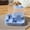 1 Pcs Blue, variant on 2-in-1 Large Capacity Cat Automatic Feeder, Water Dry Wet Separation Design No Battery Required - For Cats Small Dogs