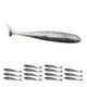 thumbnail image 5 of Señuelos de Pesca Blandos NikouMX 15 Piezas de Dos Colores TT Tail, 5 of 8