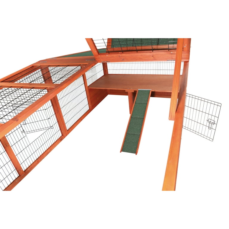 TRIXIE Weatherproof Outdoor X-Large Wooden Small Animal Cage and