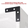 thumbnail image 4 of 100 Pcs Support d'Angle Plat en L pour Réparation 38x38mm, 4 of 6