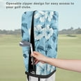 thumbnail image 5 of Yuyamidu Blue Hibiscus Golf Bag Rain Cover Waterproof Golf Bag Hood Cover with Adjustable Straps Easy to Use All Weather Protection, 5 of 8