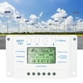 thumbnail image 3 of Controlador de carga de panel solar PWM 12V/24V Regulador automático PWM Pantalla LCD, 3 of 13